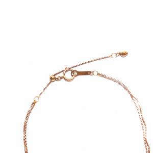 agete 2連ブレスレット K10PG ピンクゴールド