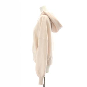 Diagram GRACE CONTINENTAL フーデッドニットトップス カットソー パーカ ウール 36 ライトピンク