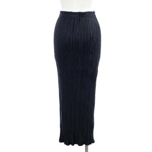 ISSEY MIYAKE プリーツロングタイトスカート ペンシルスカート M チャコール