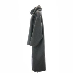 TODAYFUL 22AW Stole Wool Coat 38 ダークグレー