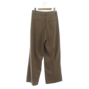 TODAYFUL 22SS Cotton Twill Trousers パンツ ワイド タック 36 茶 ブラウン