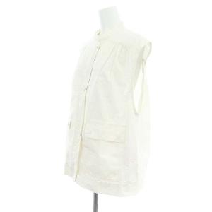 TODAYFUL 23SS Flappocket Cotton Vest ベスト 前開き F 白 ホワイト /HK OS