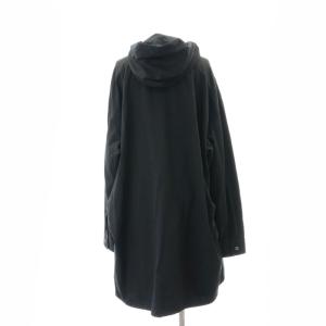 suzukitakayuki モッズコート スプリングコート ミドル丈 フード 黒 ブラック