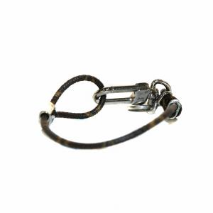 LOUIS VUITTON ブラスレ サプル ディストリクト ブレスレット モノグラム シルバー色 茶 ブラウン M62025