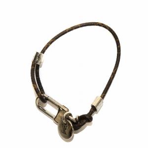 LOUIS VUITTON ブラスレ サプル ディストリクト ブレスレット モノグラム シルバー色 茶 ブラウン M62025