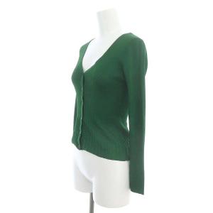 TOCCA Vネックカーディガン 長袖 XS 緑 グリーン