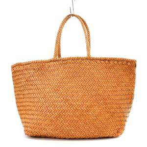 レザー メッシュ トートバッグ 茶 ブラウン /SY OS