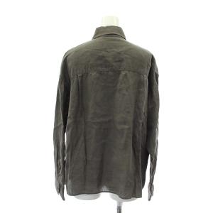 Deuxieme Classe 24SS Linen シャツ 長袖 リネン ダークブラウン