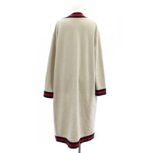 L'Appartement Long カーディガン with LINE ニット ロング 長袖 36 ベージュ