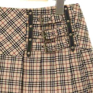 BURBERRY BLUE LABEL ノバチェック台形ミニスカート 38