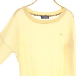 BURBERRY BLUE LABEL ニット チュニック 長袖 38 アイボリー