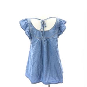 BURBERRY BLUE LABEL ノバチェック デニム チュニック 38 M インディゴ