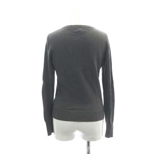 BURBERRY BLUE LABEL クルーネック カーディガン 長袖 38 M グレー