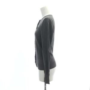 BURBERRY BLUE LABEL クルーネック カーディガン 長袖 38 M グレー