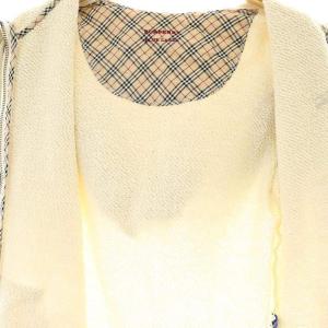 BURBERRY BLUE LABEL ジャケット パーカー ジップアップ ファー コットン 38 グレージュ