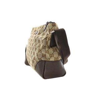GUCCI GGキャンバス ショルダーバッグ  茶 ブラウン ベージュ 114273