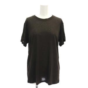 TEE SHIRT-COCHLEA Tシャツ カットソー 半袖 プルオーバー M 茶 ブラウン /YQ