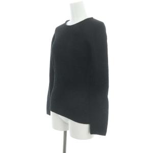 JURGEN LEHL ウールロールネックニット カットソー 長袖 M 黒 緑 ブラック グリーン