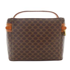 CELINE マカダム バニティバッグ ブラウン