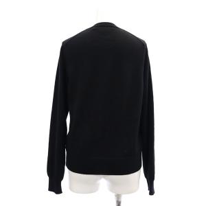 COMME des GARCONS COMME des GARCONS AD2024 ウールジャージードットプリントカーディガン ニット 長袖 クルーネック S 黒 ブラック