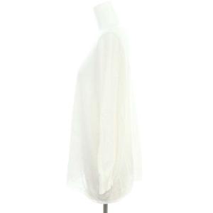 ARTS&SCIENCE リネンコットンシアーニット カットソー 九分袖 1 白 ホワイト /DF OS