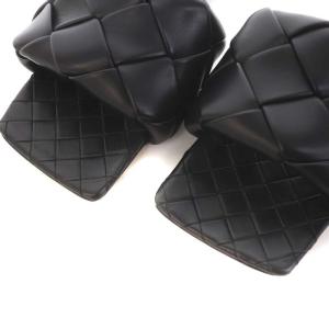 BOTTEGA VENETA Lido マキシイントレチャート ミュール 39 ブラック