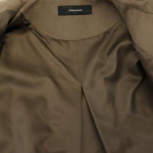 JOURNAL STANDARD 23AW シャツテールフードミドルコート アウター ロング スナップボタン 36 茶色 モカブラウン