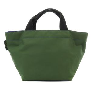 Hervé Chapelier ナイロン舟型トートバッグ ハンド 緑 グリーン