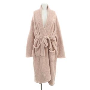 509 UNISEX アダルトローブコージーシック バスローブ ロング ボア 2 ピンク /DO OS