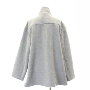 Theory SOFT MELTON UTL OUTER コート ジップアップ ショート丈 P グレー