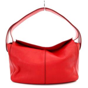 TOD'S ハンドバッグ レザー 赤 レッド