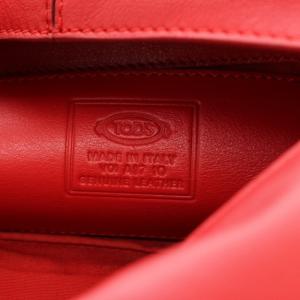 TOD'S ハンドバッグ レザー 赤 レッド