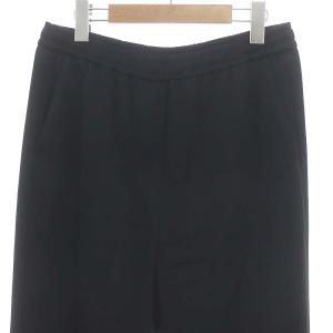 theory luxe 24AW Garden Satin Illy ジョガーパンツ テーパード イージー 40 黒 ブラック