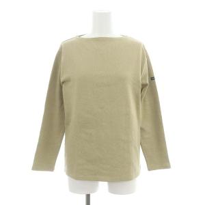 OUESSANT バスクシャツ カットソー 長袖 ボートネック XS ベージュ /DO OS