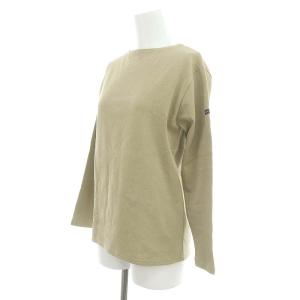 SAINT JAMES OUESSANT バスクシャツ カットソー 長袖 ボートネック XS ベージュ /DO OS