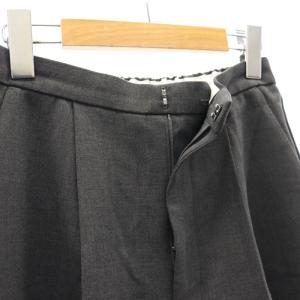 ENFOLD 23AW STRAIGHT TAILORED TROUSERS パンツ 38 M グレー