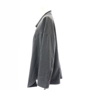 ENFOLD 23AW V NECK BLOUSE ブラウス シャツ 長袖 プルオーバー 38 M グレー