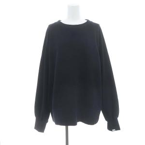 24SS スウェットプルオーバー 長袖 紺 ネイビー /HK OS