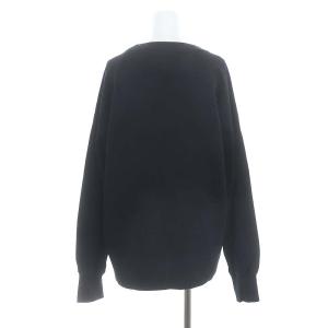 Plage 24SS スウェットプルオーバー 長袖 紺 ネイビー /HK OS
