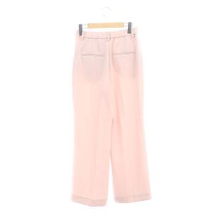 Plage 23AW washable straight パンツ ストレート ジッパーフライ センタープレス 36 ピンク