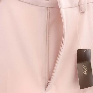 Plage 23AW washable straight パンツ ストレート ジッパーフライ センタープレス 36 ピンク