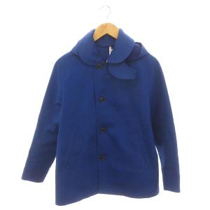 ステンカラーコート ロング 長袖 1 S 青 ブルー /SY OS