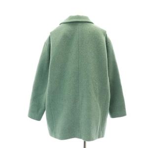 CLANE ウールショートコート チェスター 38 M 緑 グリーン