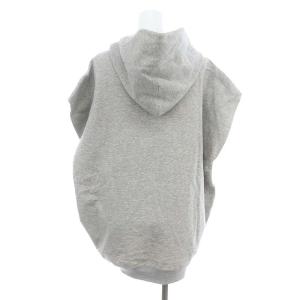 AP STUDIO 23SS スリーブレスフーディ パーカー トレーナー 半袖 プルオーバー コットン F グレー /YQ