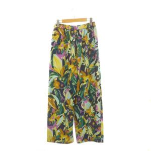 BEAUTY&YOUTH UNITED ARROWS 23SS フラワープリントパンツ M クリーム色