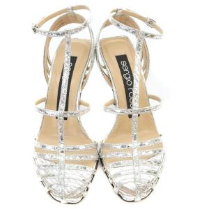 Sergio Rossi サンダル ハイヒール ピンヒール 35 22cm シルバー