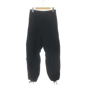 ATON 23SS micro shrink lawn military pants ミリタリーパンツ ワイド 裾ドロスト