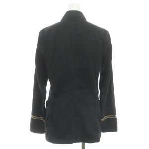 POLO RALPH LAUREN ダブルブレストジャケット テーラードジャケット リネン混 メタルボタン 4 黒 ブラック ベージュ