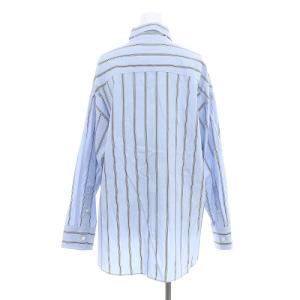 MADISONBLUE martinique別注 J.BRANDLY LONGSLEEVE STRIPE シャツ ストライプ 長袖 00 水色 サックス