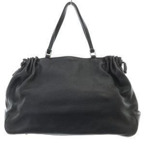 ANYA HINDMARCH レザートートバッグ ハンドバッグ リボン 黒 ブラック